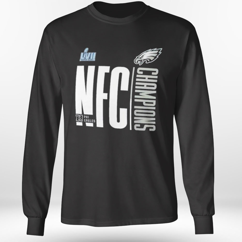 Philadelphia Eagles Lvii Super Bowl Nfc Champions Shirt Ladies T-shirt