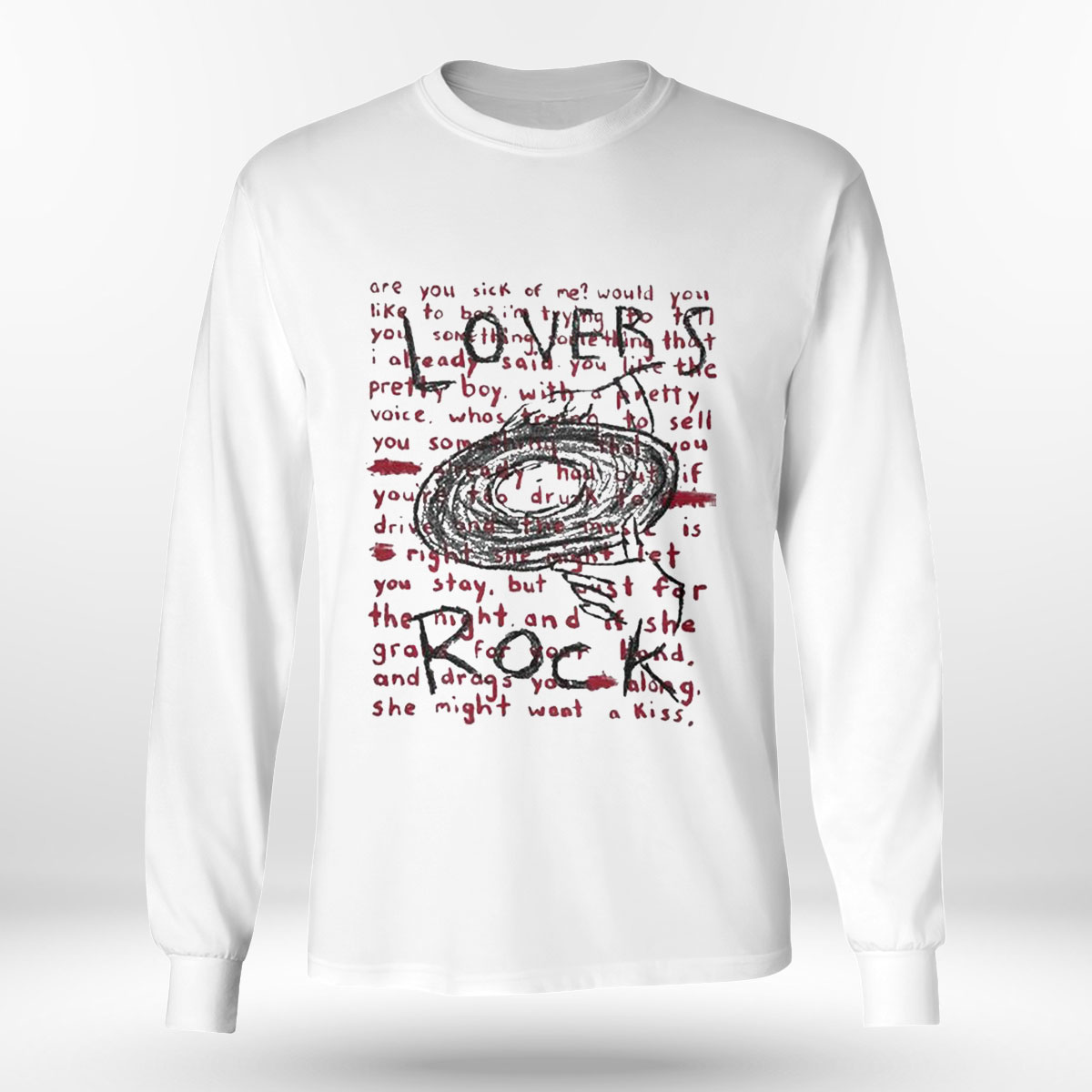 Red Lovers Rock Lyrics Radiohead Shirt Hoodie