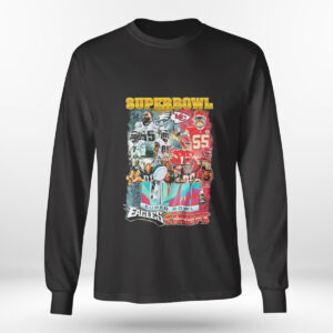 longsleeve shirt super bowl eagles vs chiefs champions shirt longsleeve