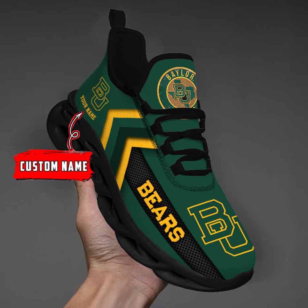 Ncaa Baylor Bears Custom Name Max Soul Shoes Chunky Sneakers