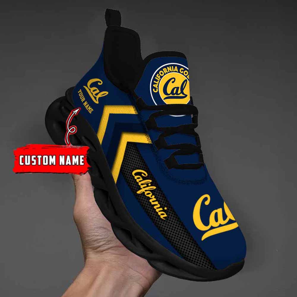 Ncaa California Golden Bears Custom Name Max Soul Shoes Chunky Sneakers