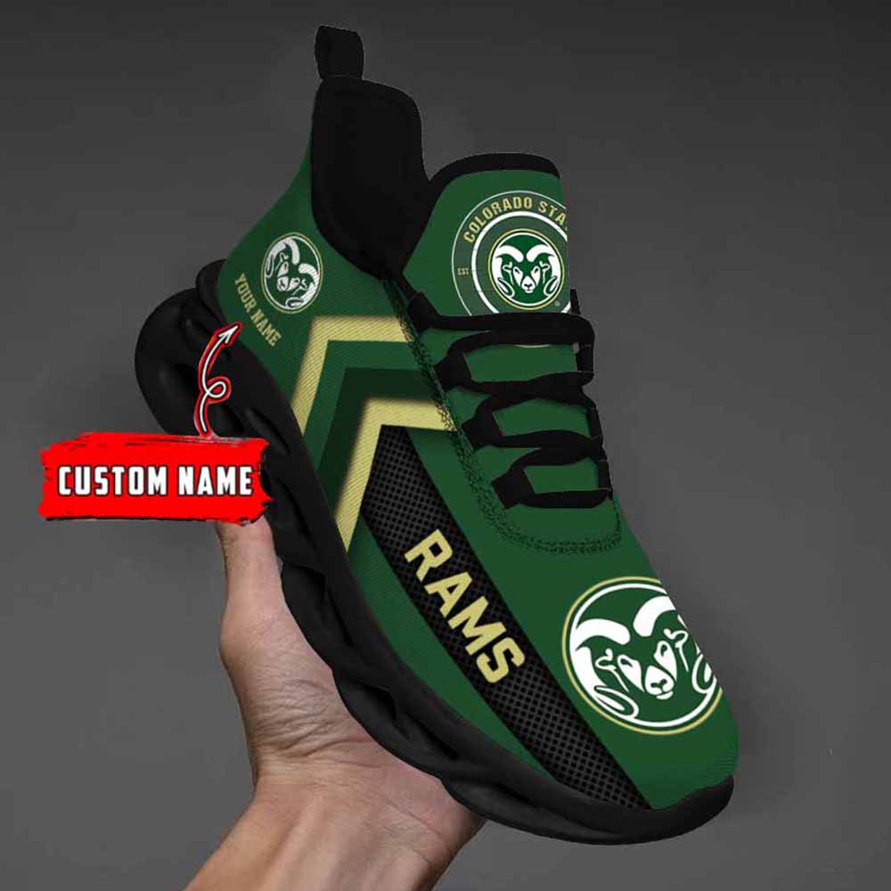 Ncaa Colorado State Rams Custom Name Max Soul Shoes Chunky Sneakers
