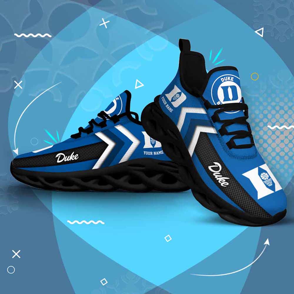 Ncaa Duke Blue Devils Custom Name Max Soul Shoes Chunky Sneakers