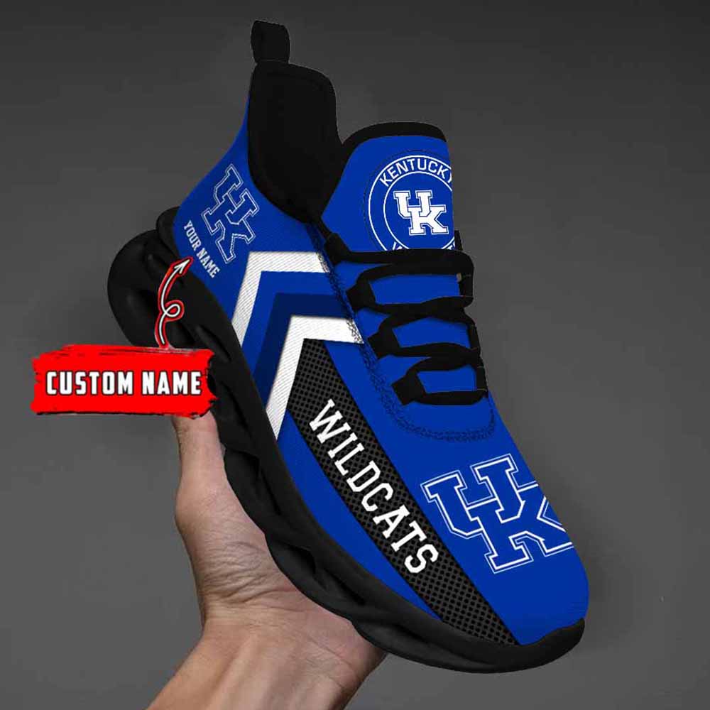 Ncaa Kansas Jayhawks Custom Name Max Soul Shoes Chunky Sneakers