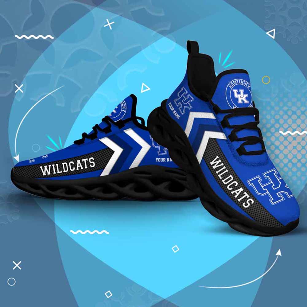Ncaa Kentucky Wildcats Custom Name Max Soul Shoes Chunky Sneakers