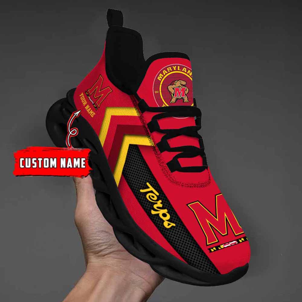 Ncaa Maryland Terrapins Custom Name Max Soul Shoes Chunky Sneakers