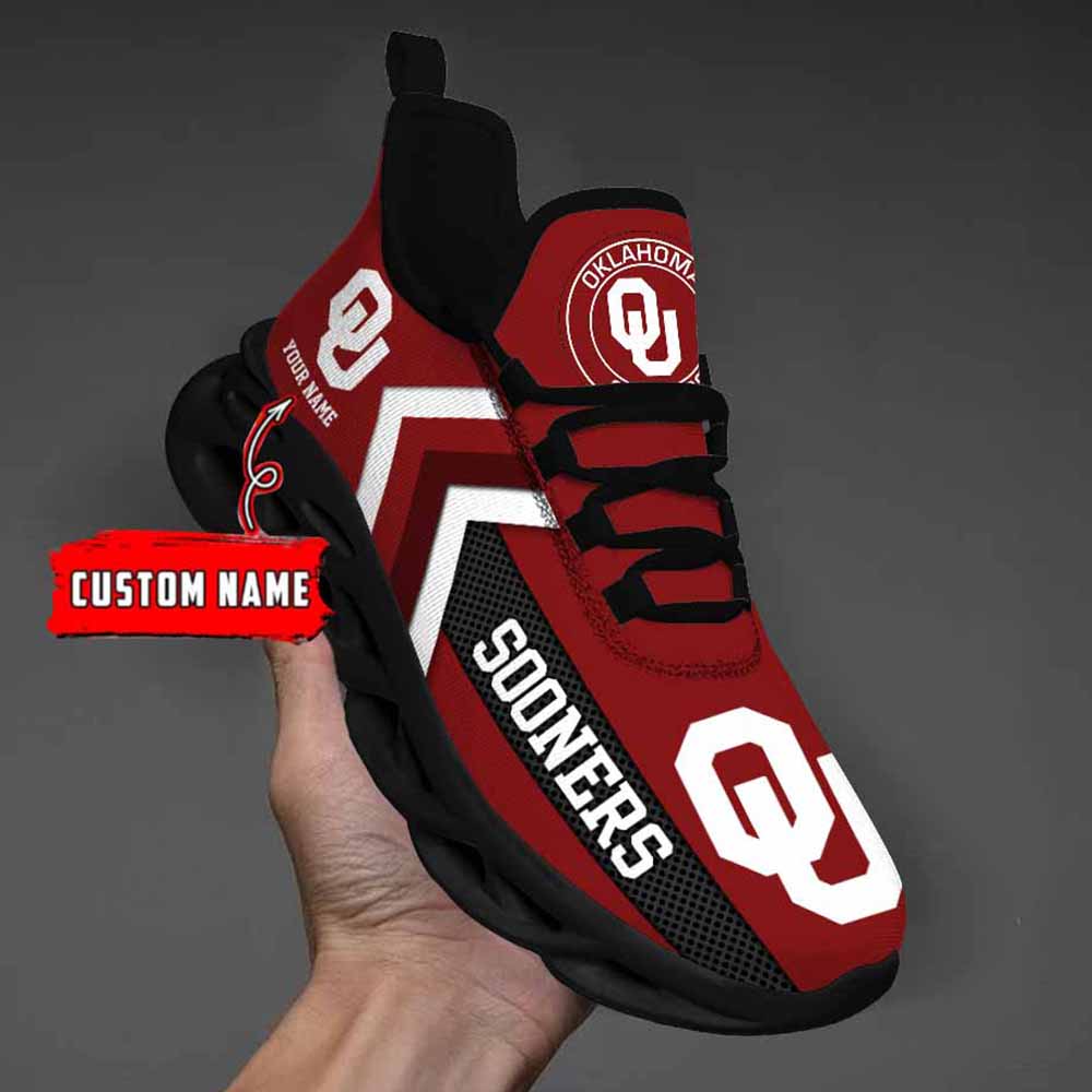 Ncaa Oklahoma Sooners Custom Name Max Soul Shoes Chunky Sneakers