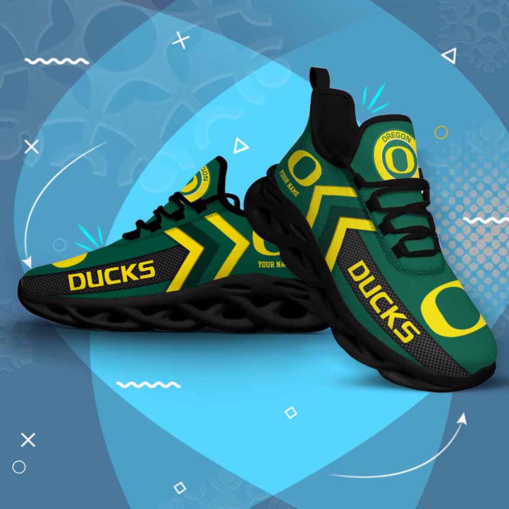 Ncaa Oregon Ducks Custom Name Max Soul Shoes Chunky Sneakers