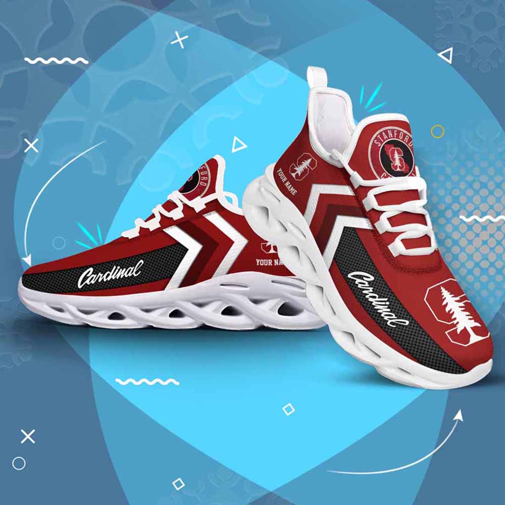 Ncaa Stanford Cardinal Custom Name Max Soul Shoes Chunky Sneakers