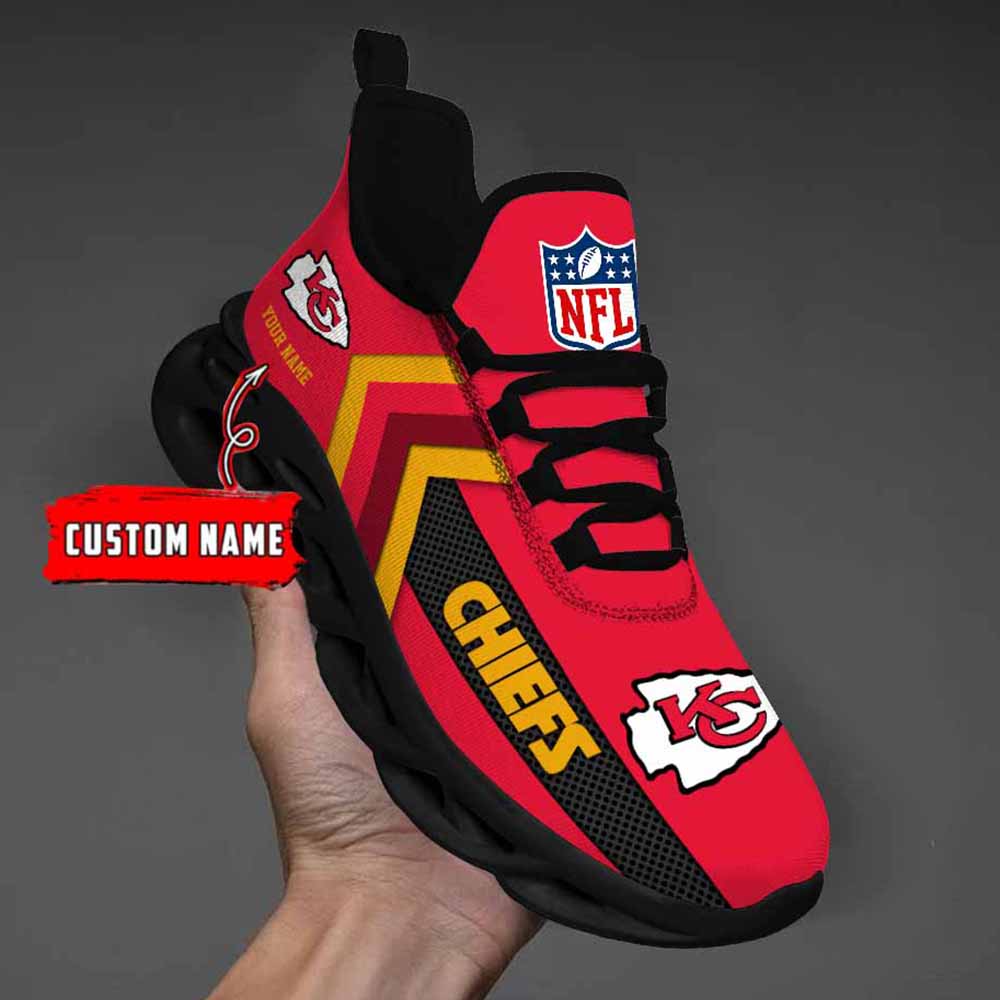 Nfl Kansas City Chiefs Custom Name Max Soul Shoes Chunky Sneakers