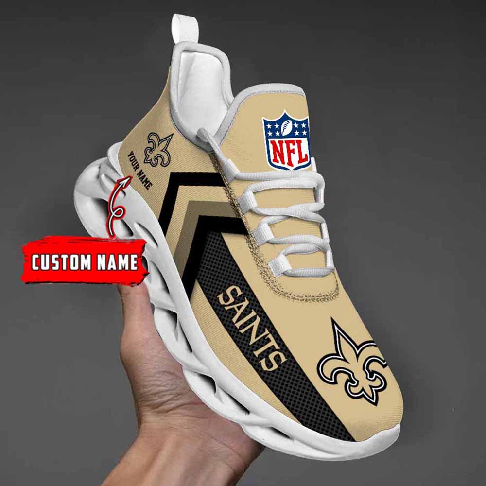 Nfl New Orleans Saints Custom Name Max Soul Shoes Chunky Sneakers