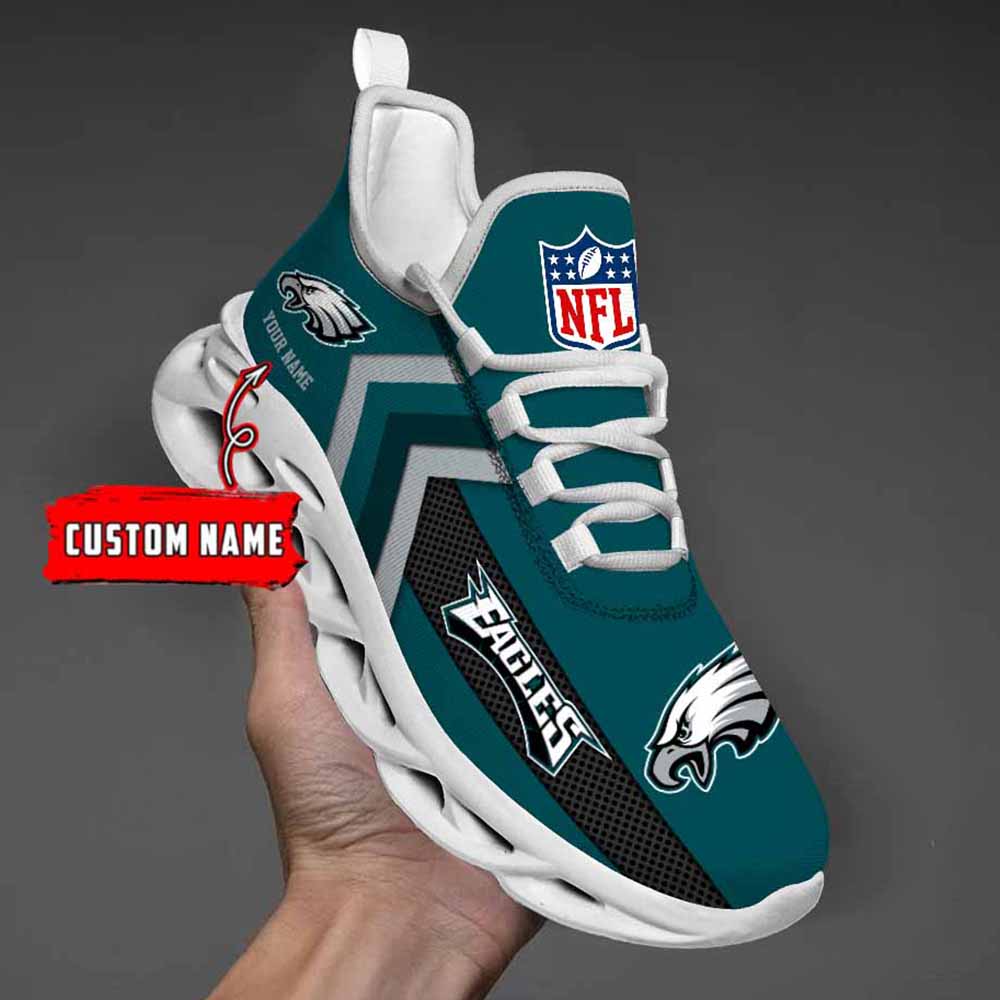 Nfl Philadelphia Eagles Custom Name Max Soul Shoes Chunky Sneakers