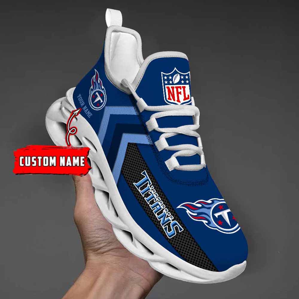 Nfl Tennessee Titans Custom Name Max Soul Shoes Chunky Sneakers
