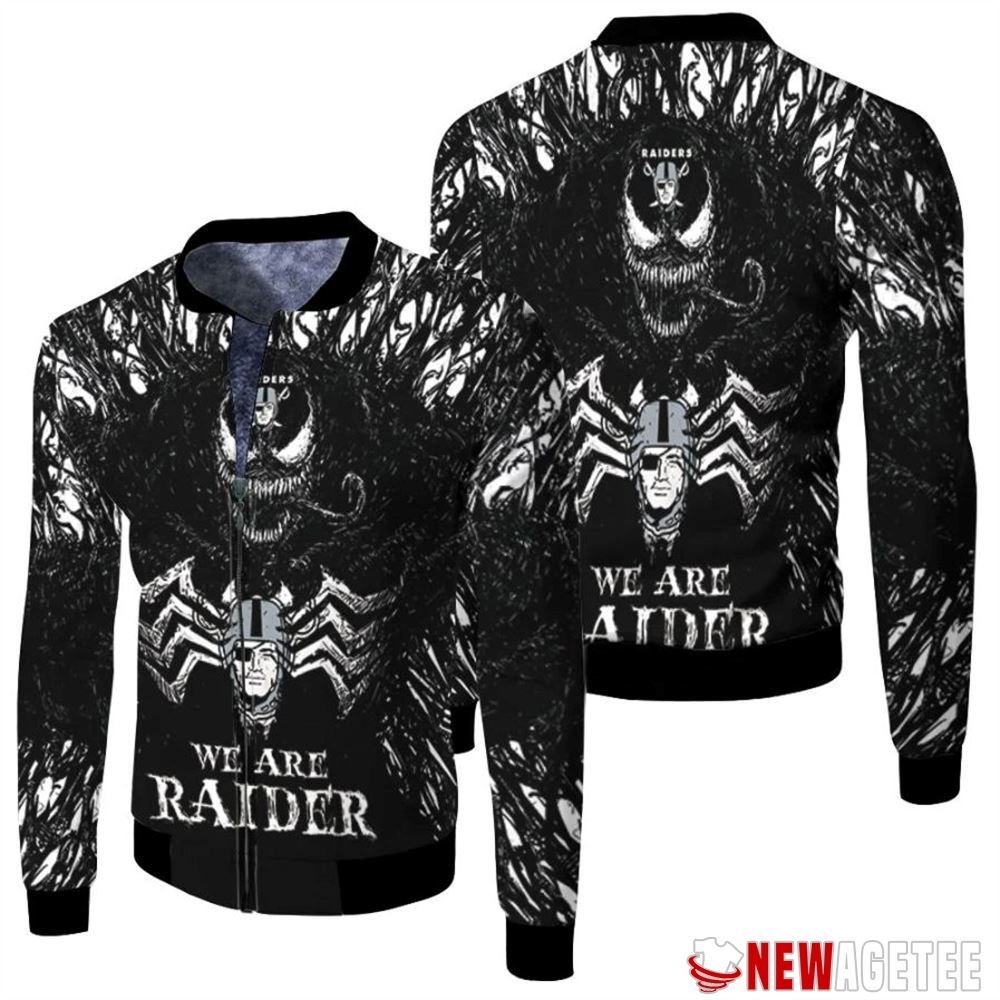 We Are Raiders Venom Oakland Raiders Bomber Jacket