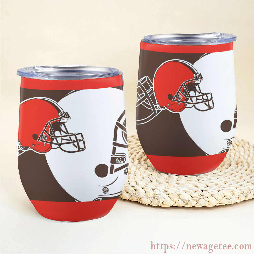 Nfl Cleveland Browns Stainless Steel Wine Tumbler 12oz