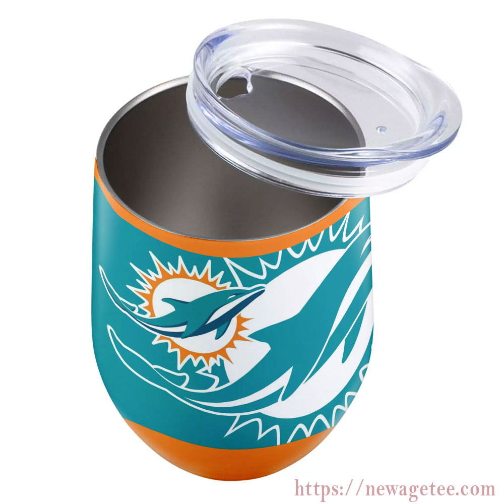 NFL Miami Dolphin Cruiser Insulated Tumbler Set with Flip Lid and Straw -  30oz