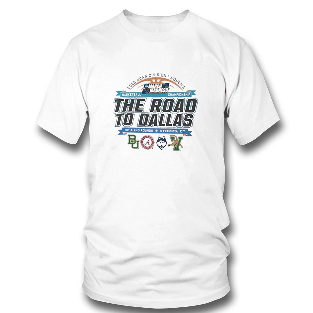 2023 Ncaa Division I Womens Basketball The Road To Dallas March Madness 1st 2nd Rounds Villanova Pa T-shirt