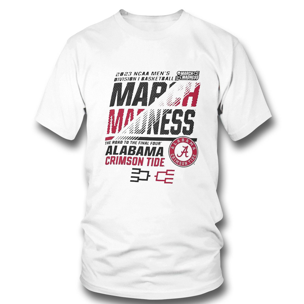 Alabama Crimson Tide Mens Basketball 2023 Ncaa March Madness The Road To Final Four T-shirt