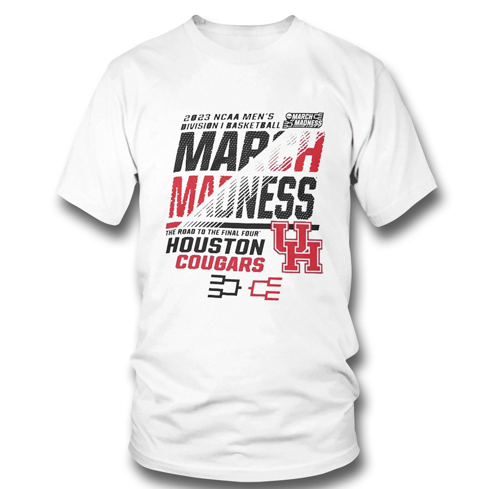 Houston Cougars Mens Basketball 2023 Ncaa March Madness The Road To Final Four T-shirt