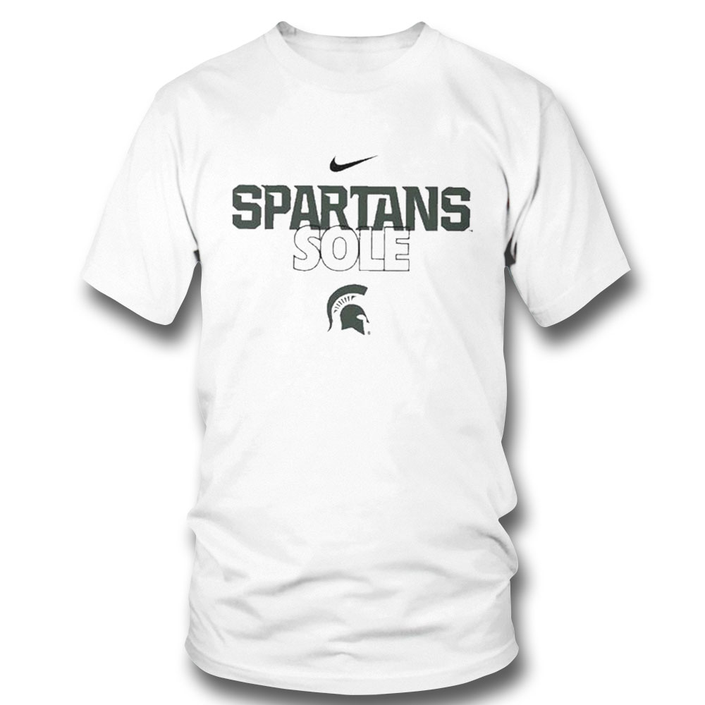 Michigan State Spartans Basketball 2023 Nike Spartan Sole T-shirt