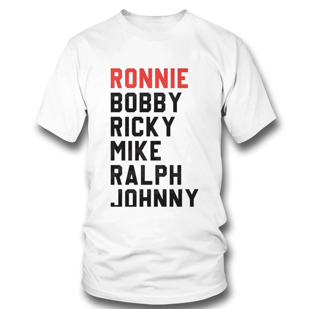 Ronnie Bobby Ricky Mike Ralph And Johnny New Edition Shirt Ladies Tee