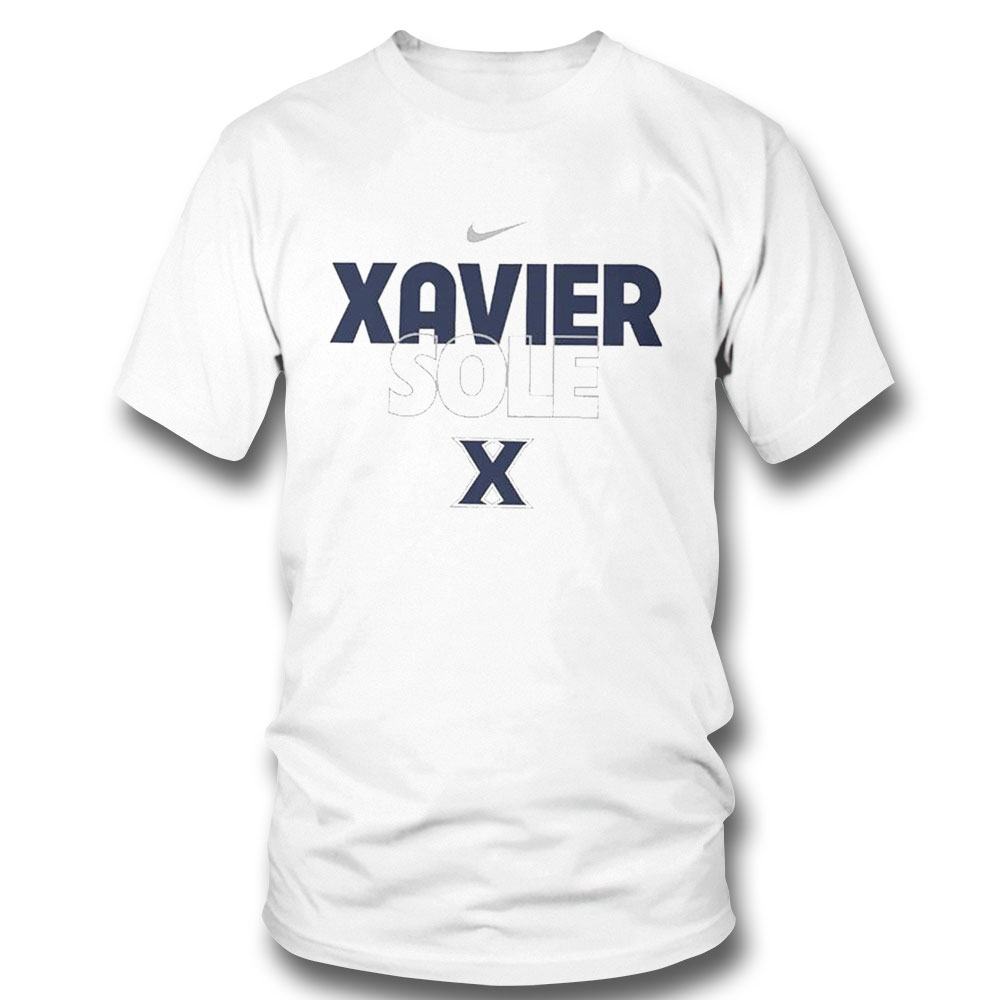 Xavier University Basketball 2023 Nike Xavier Sole T-shirt