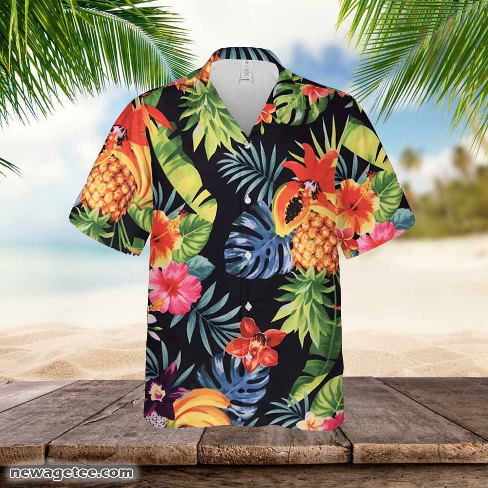 Aloha Fruit Trending Hawaiian Shirt Summer Vacation Hawaiian