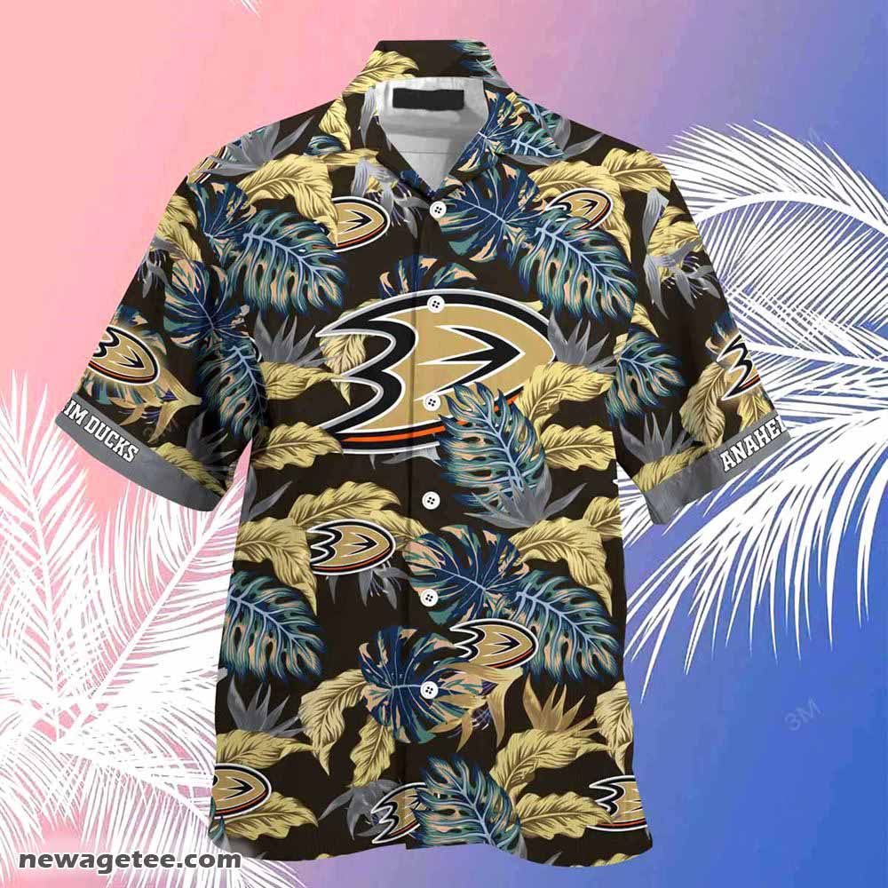 NHL Anaheim Ducks Hawaiian Shirt Summer Beach Gift