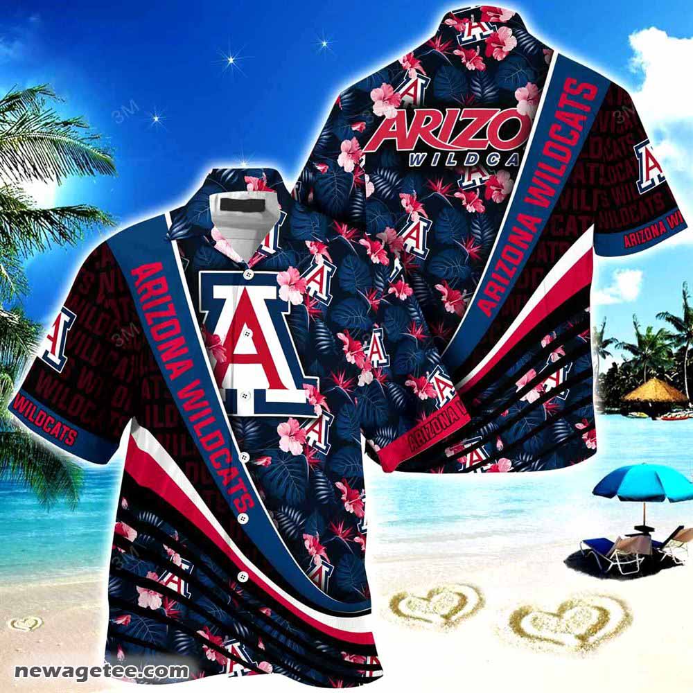 Arizona Wildcats Summer Beach Hawaiian Shirt Stress Blessed Obsessed