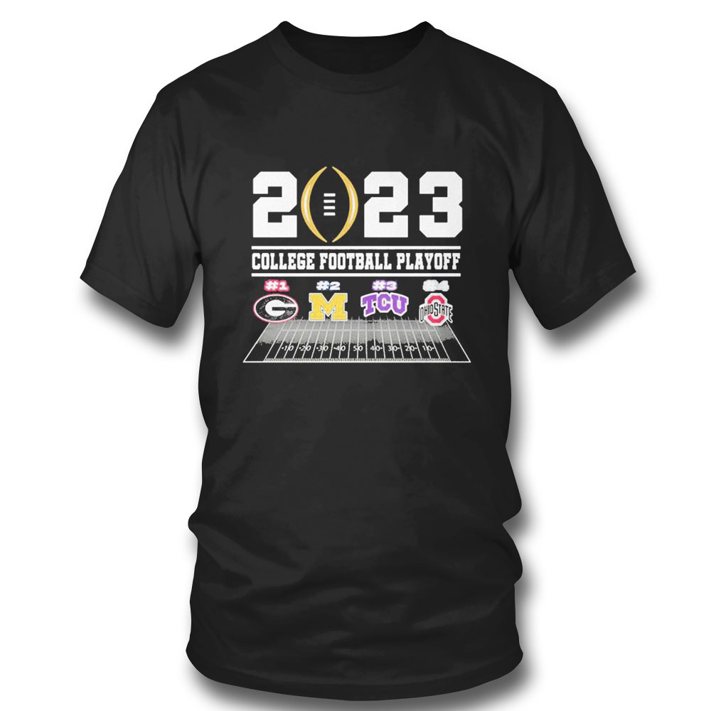 2023 College Football Playoff 1 2 3 4 T-shirt