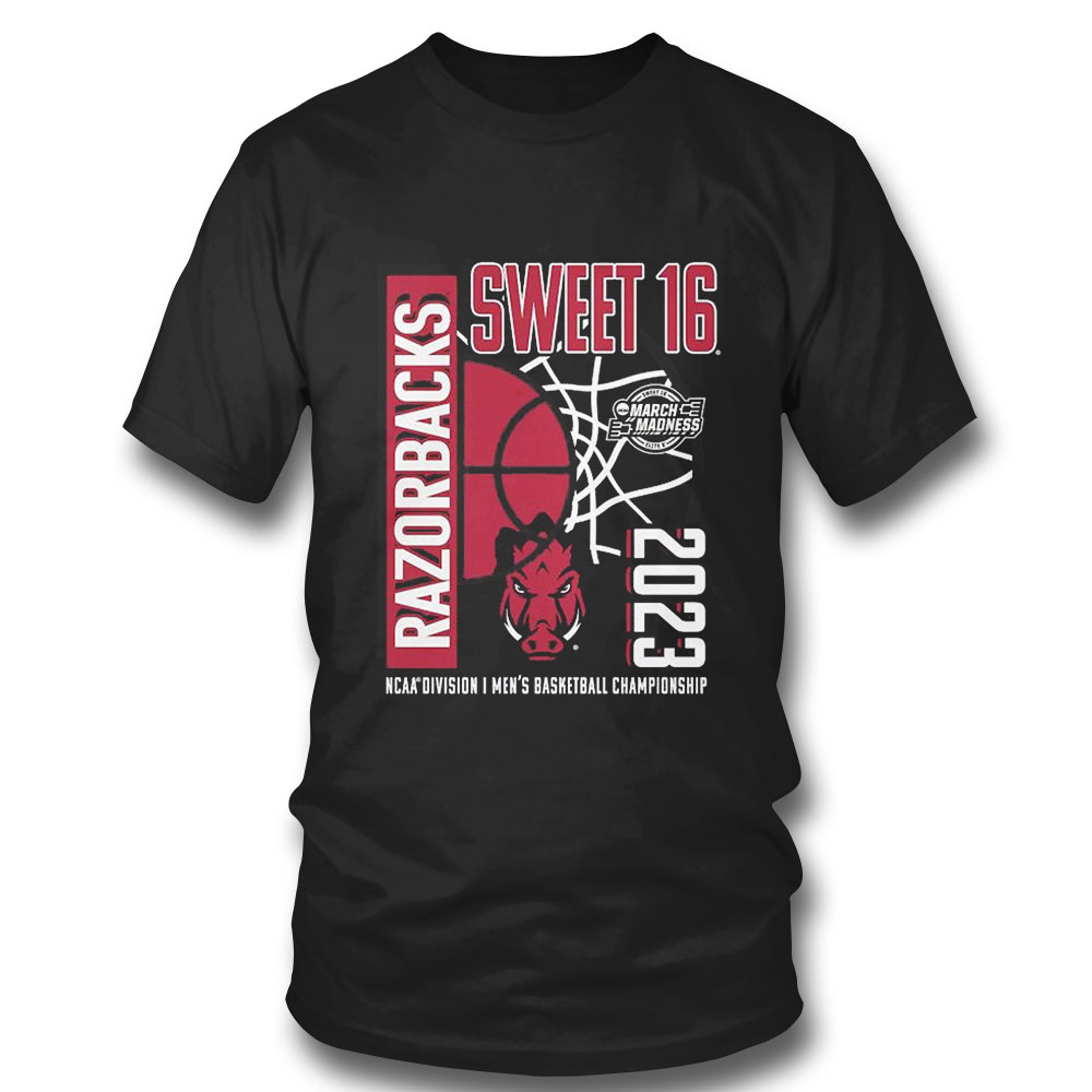 Arkansas Mens Basketball Ncaa March Madness Sweet Sixteen 2023 T-shirt