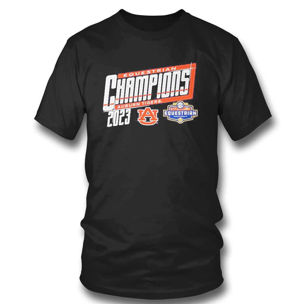 Auburn Tigers 2023 Sec Equestrian Champions Locker Room T-shirt