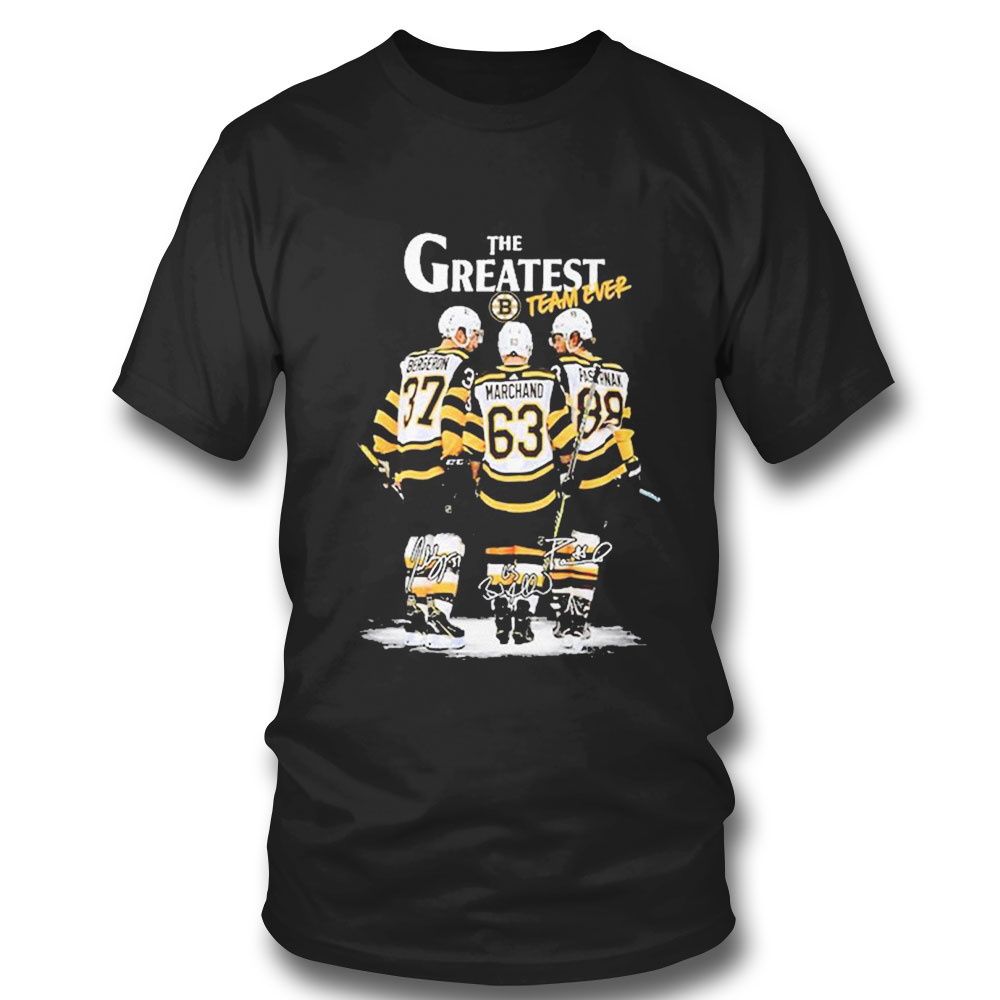 Boston Bruins Squad Up Thank You For The Memories Name Players T-shirt