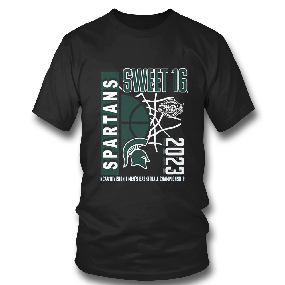 Michigan State Spartans Sweet Sixteen 2023 Ncaa Mens Basketball Championship T-shirt