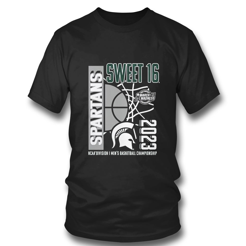 Michigan State Mens Basketball Ncaa March Madness Sweet Sixteen 2023 T-shirt