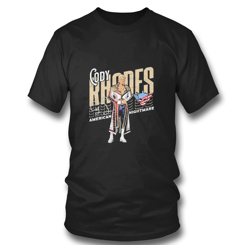 Rhodes American Nightmare Text T-shirt