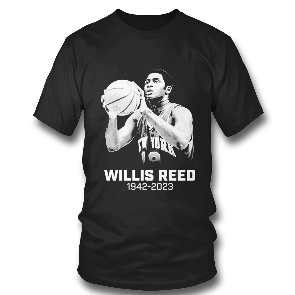 Rip Willis Reed The Captain Basketball Legend Signature 1942 2023 T-shirt