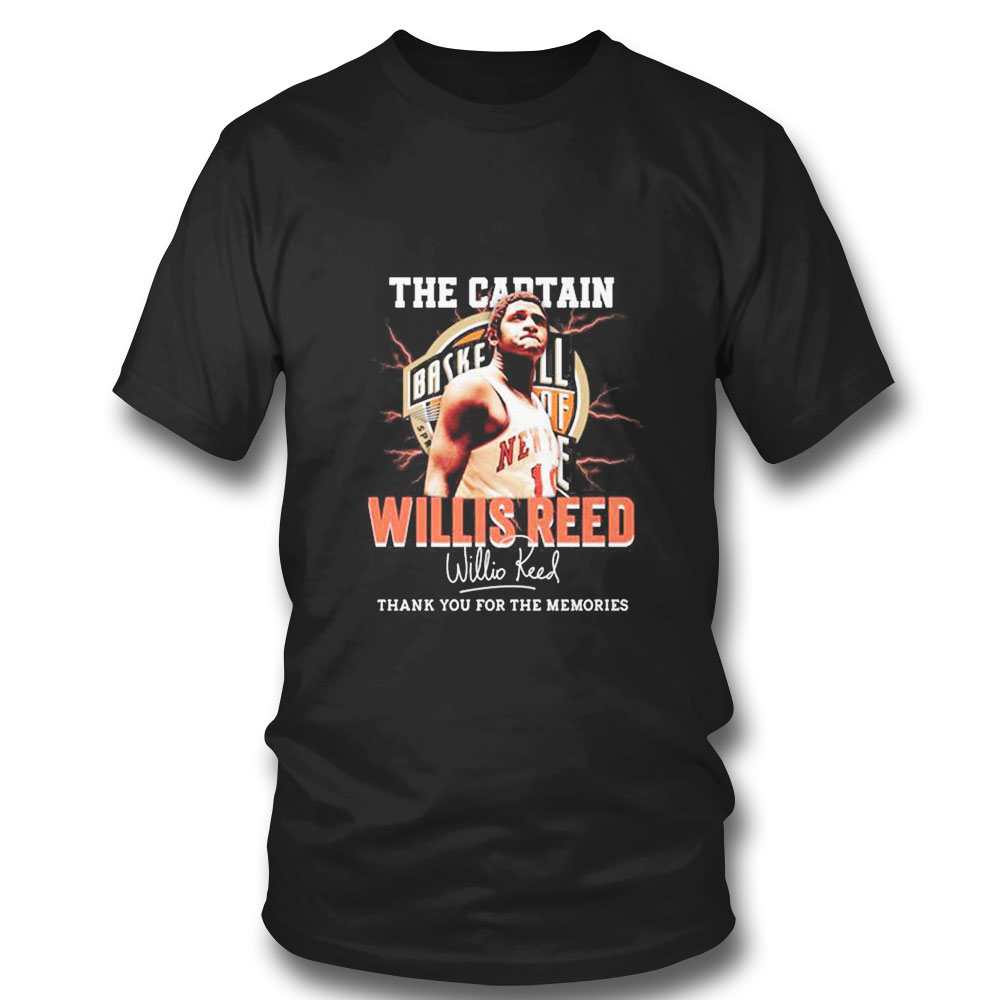 Rip Willis Reed Thank You For The Memories 1942 2023 T-shirt