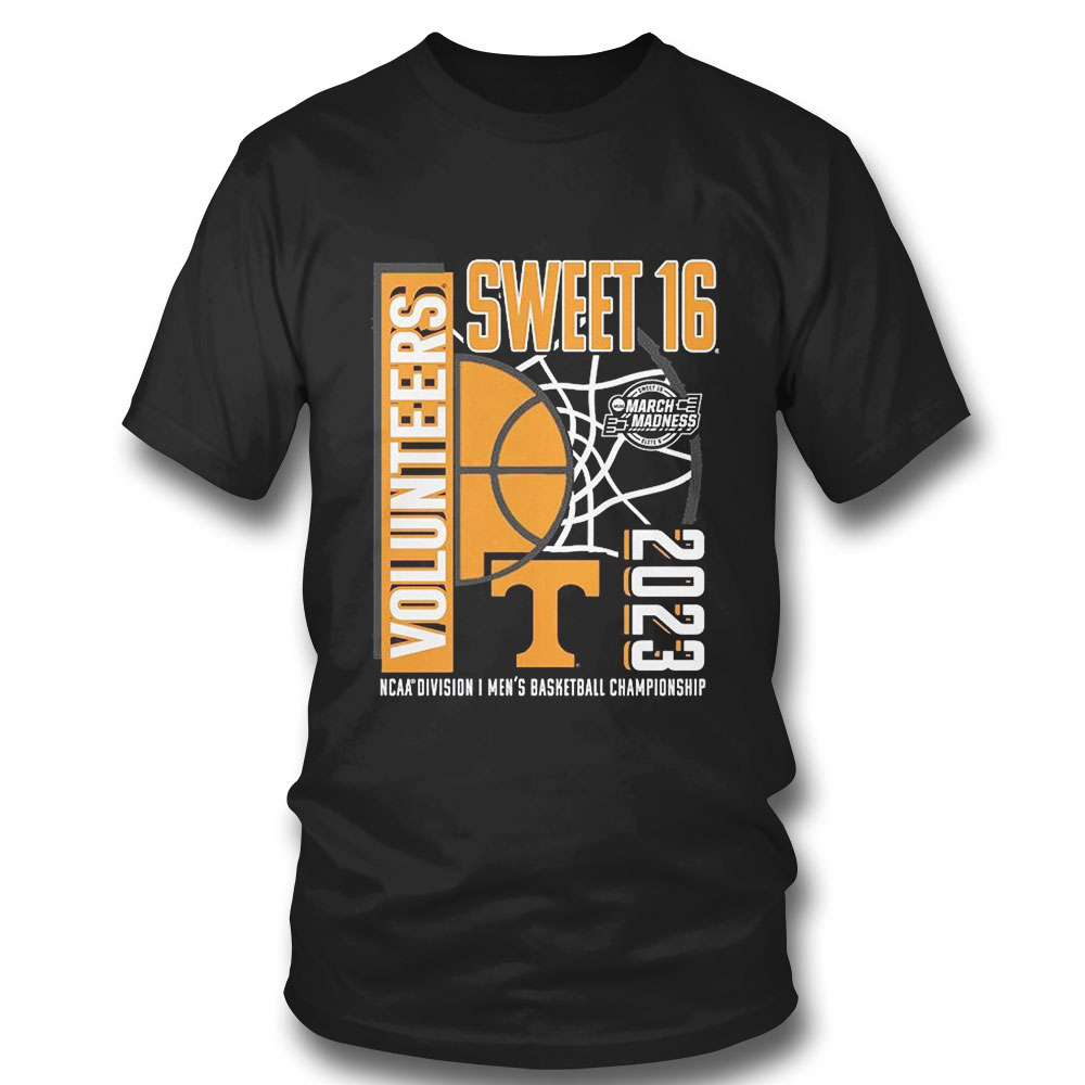 Tennessee Volunteers 2023 Ncaa Mens Basketball Tournament March Madness Sweet 16 T-shirt