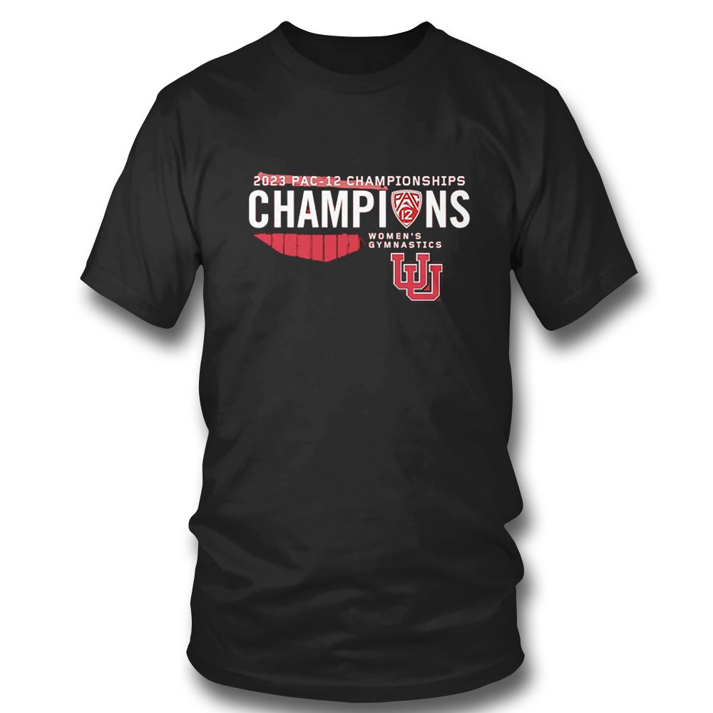 Utah Utes 2023 Pac 12 Womens Gymnastics Conference Tournament Champions T-shirt