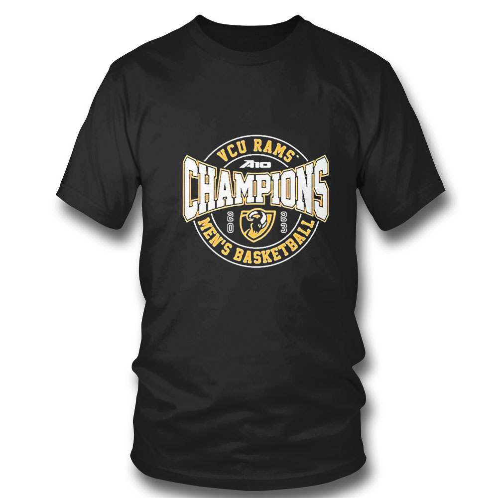 Vcu Rams Ncaa Mens Basketball A 10 Champions 2023 T-shirt