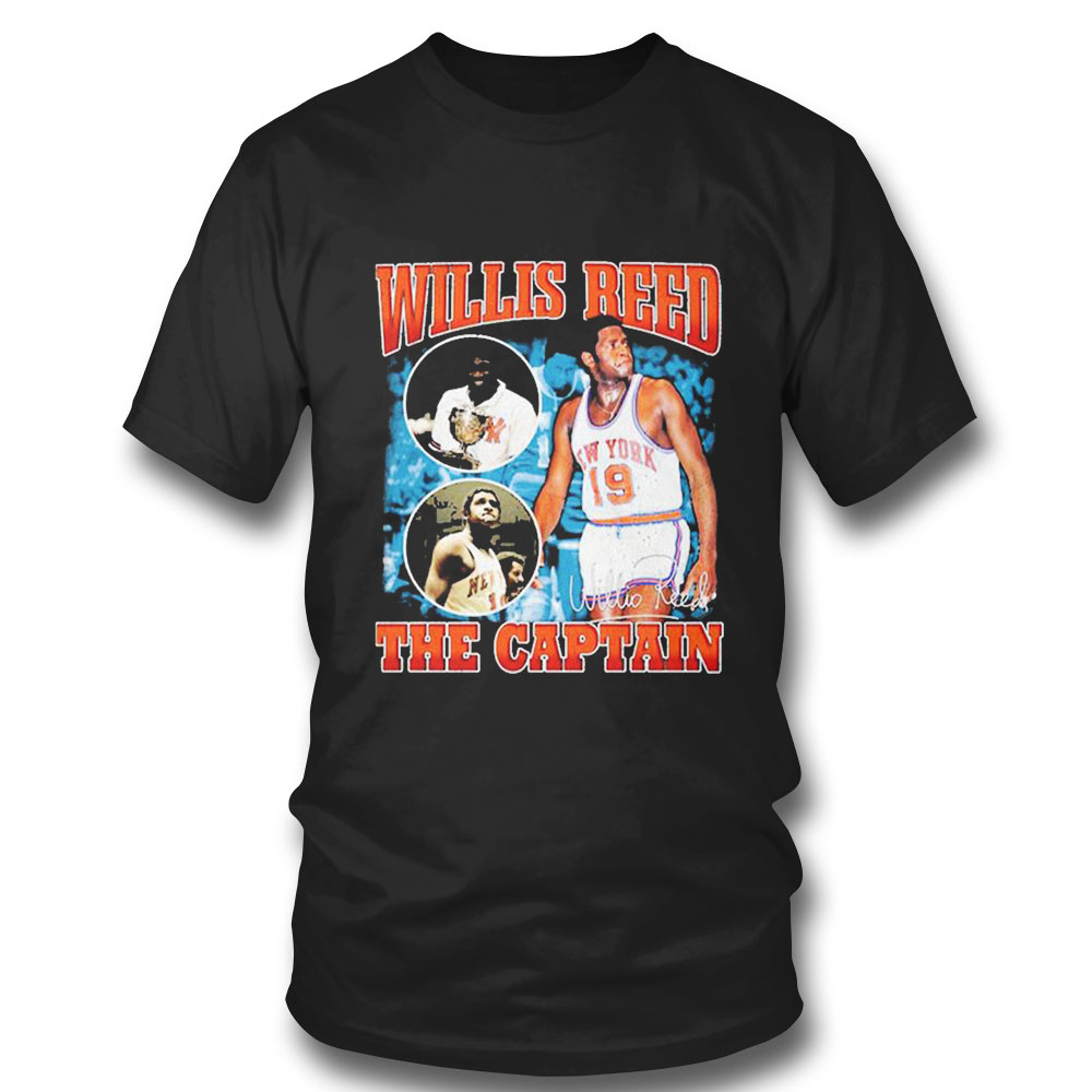 Willis Reed The Captain Basketball Legend T-shirt