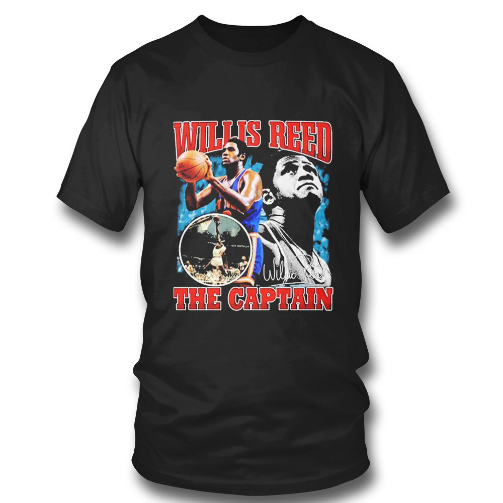 Willis Reed The Captain New York Knicks Legend Nba T-shirt