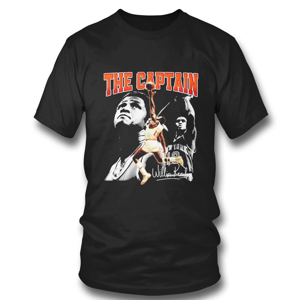 Willis Reed The Captain New York Knicks Legend Nba T-shirt