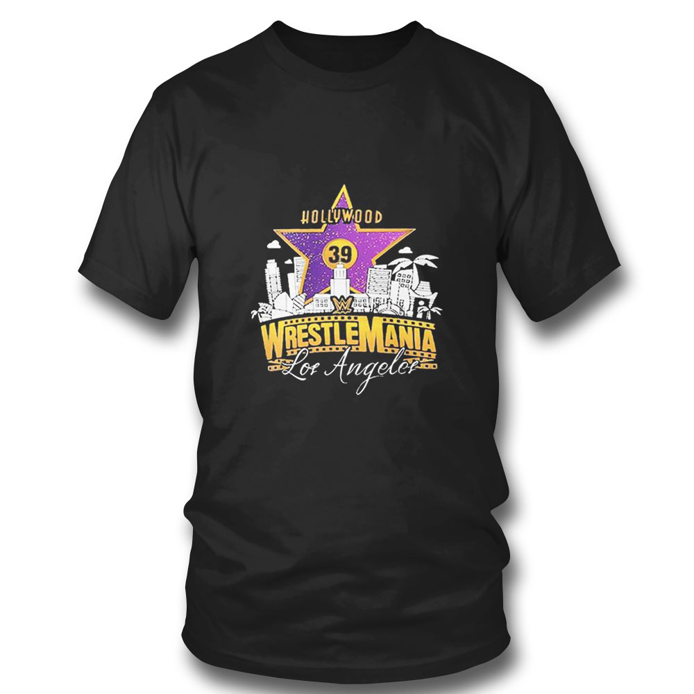 Wwe Wrestlemania 39 Purple Star T-shirt