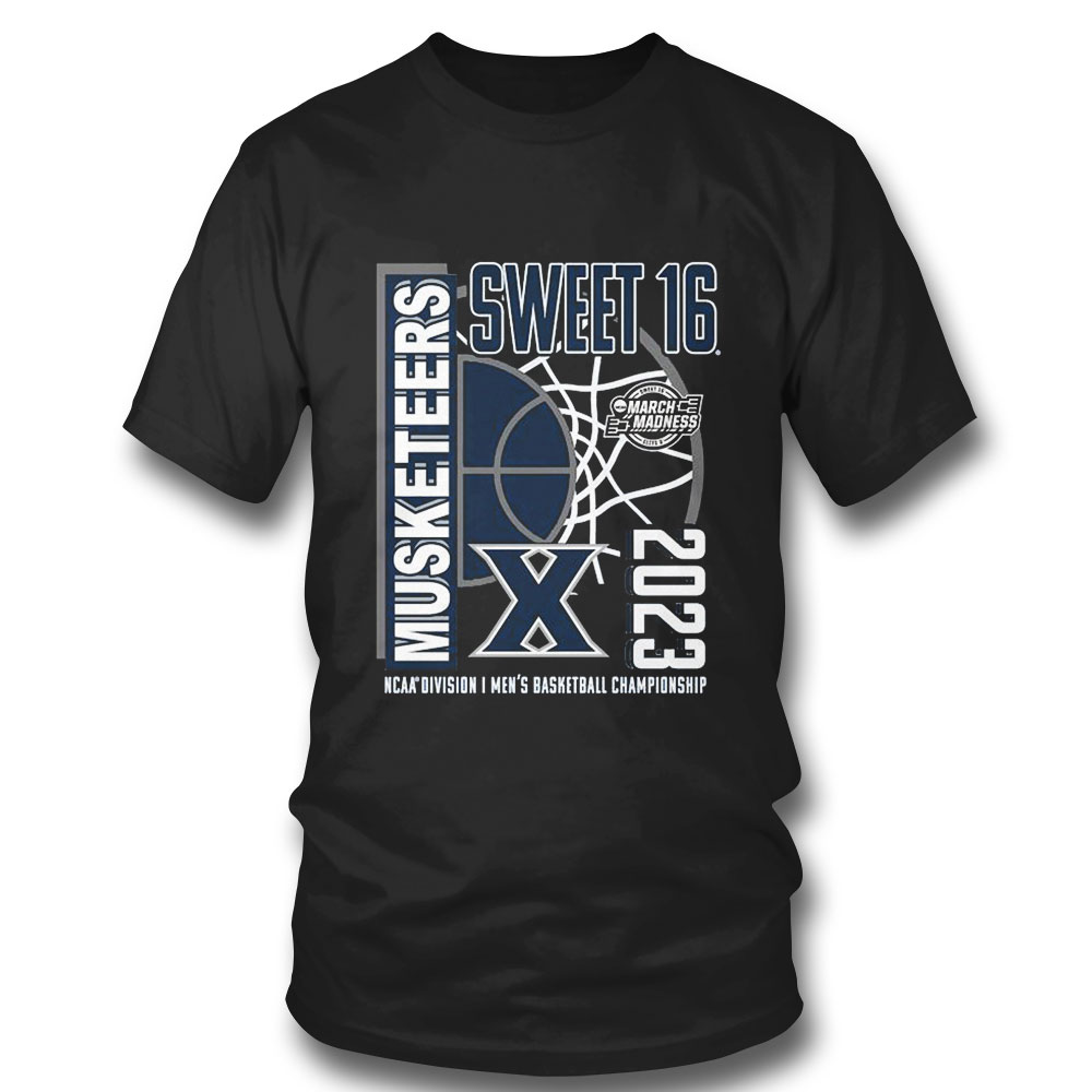 Xavier Musketeers Ncaa Mens Sweet 16 The Road To Houston 2023 T-shirt
