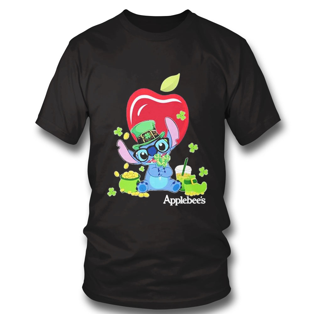 Baby Stitch And Applebees St Patricks Day Shirt Hoodie