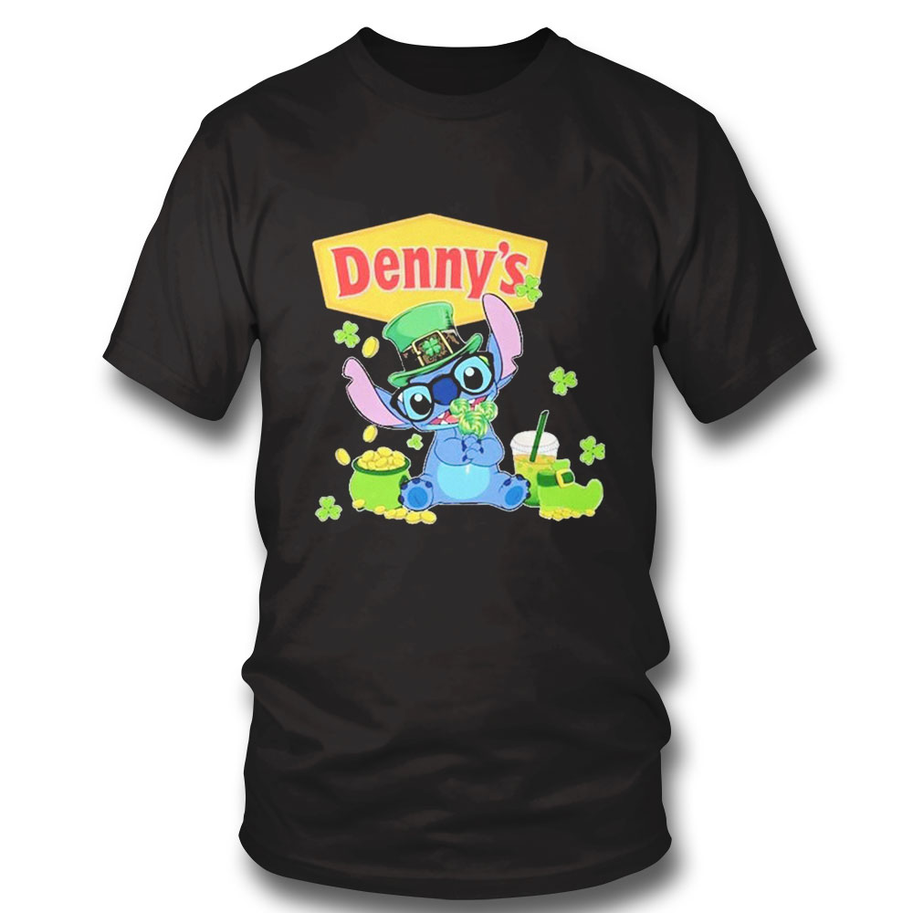 Baby Stitch And Dennys St Patricks Day Shirt Hoodie