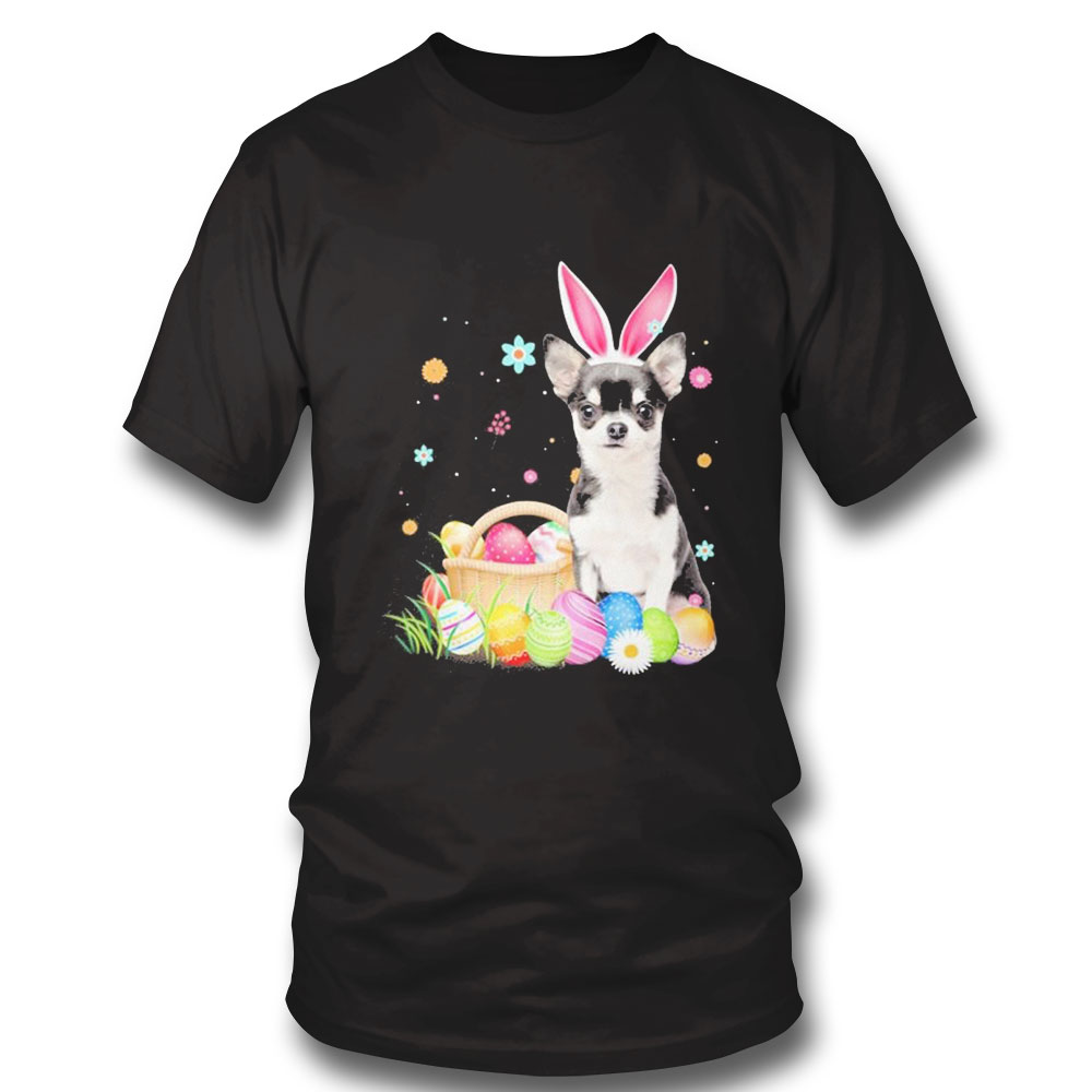 Bunny Egg Black Boston Terrier Happy Eas T-shirt