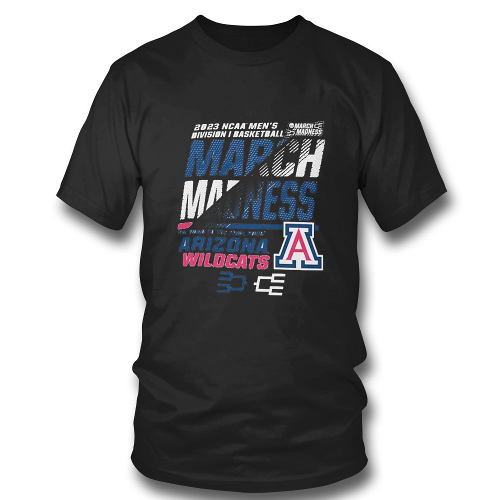 Official Arizona Wildcats Mens Basketball 2023 Ncaa March Madness The Road To Final Four T-shirt
